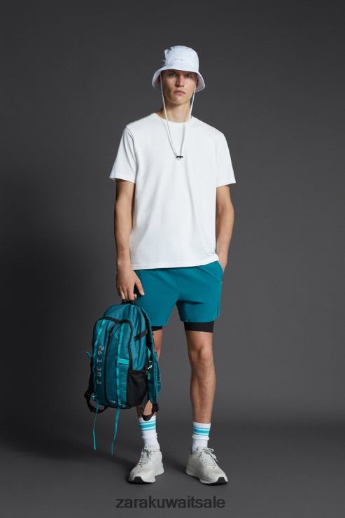 مُكَمِّلات Zara قبعة دلو التقنية أبيض رجال X42BR41402