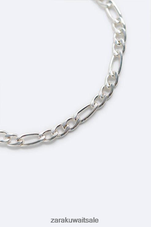 مُكَمِّلات Zara سوار مرتبط فضة رجال X42BR41489